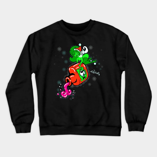 Jingle's The Holiday Poison Pixie Crewneck Sweatshirt by SewGeekGirl